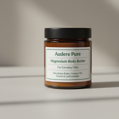 Magnesium Body Butter with brand guidelines