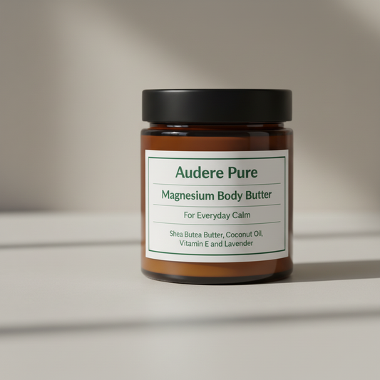 Magnesium Body Butter with brand guidelines